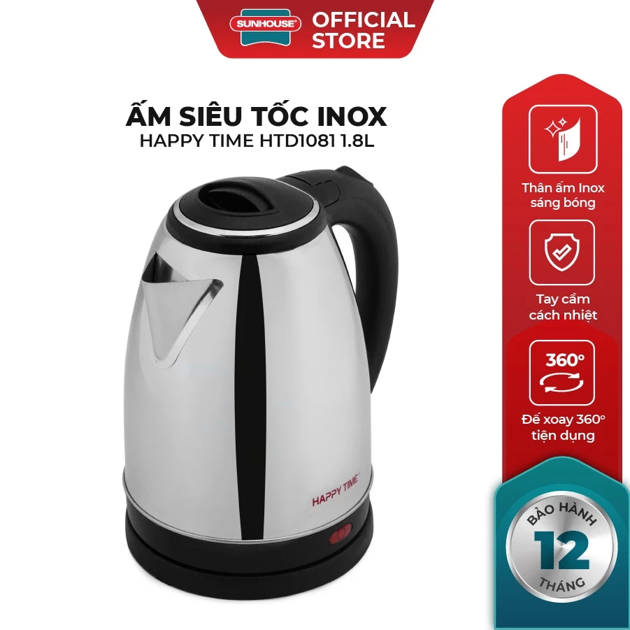 ẤM ĐUN SIÊU TỐC SUNHOUSE CHÍNH HÃNG