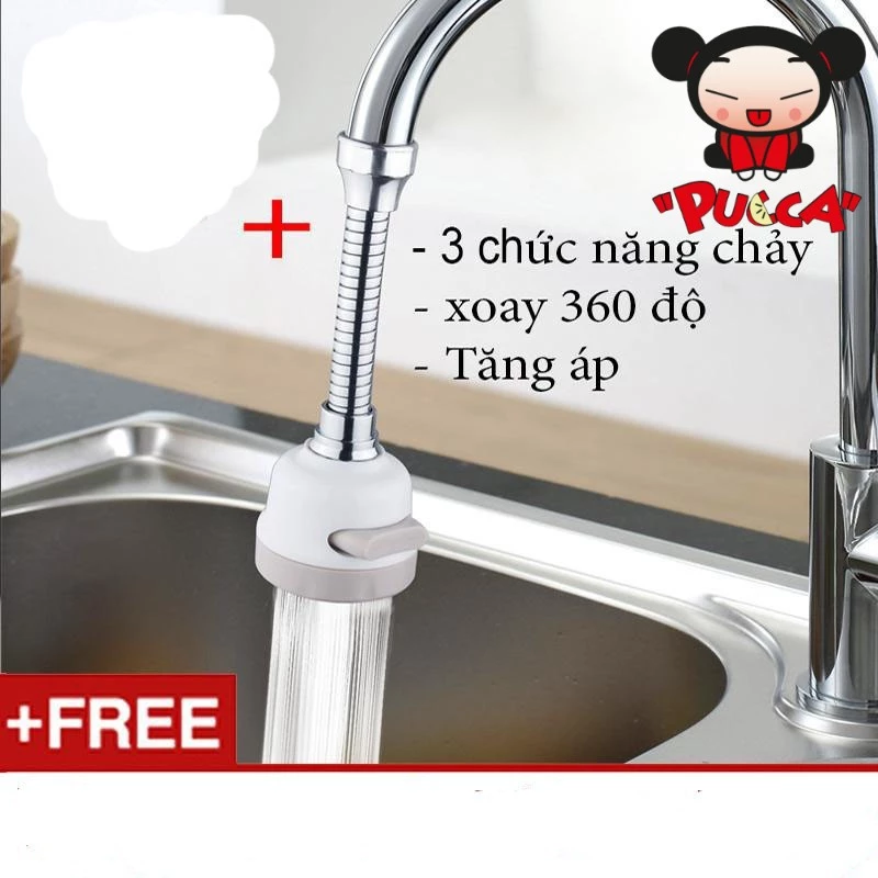VÒI NƯỚC RỬA BÁT INOX TĂNG ÁP