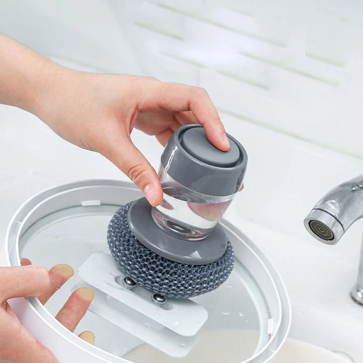 DỤNG CỤ RỬA XONG NỒI CÓ BÌNH CHỨA XÀ PHỒNG