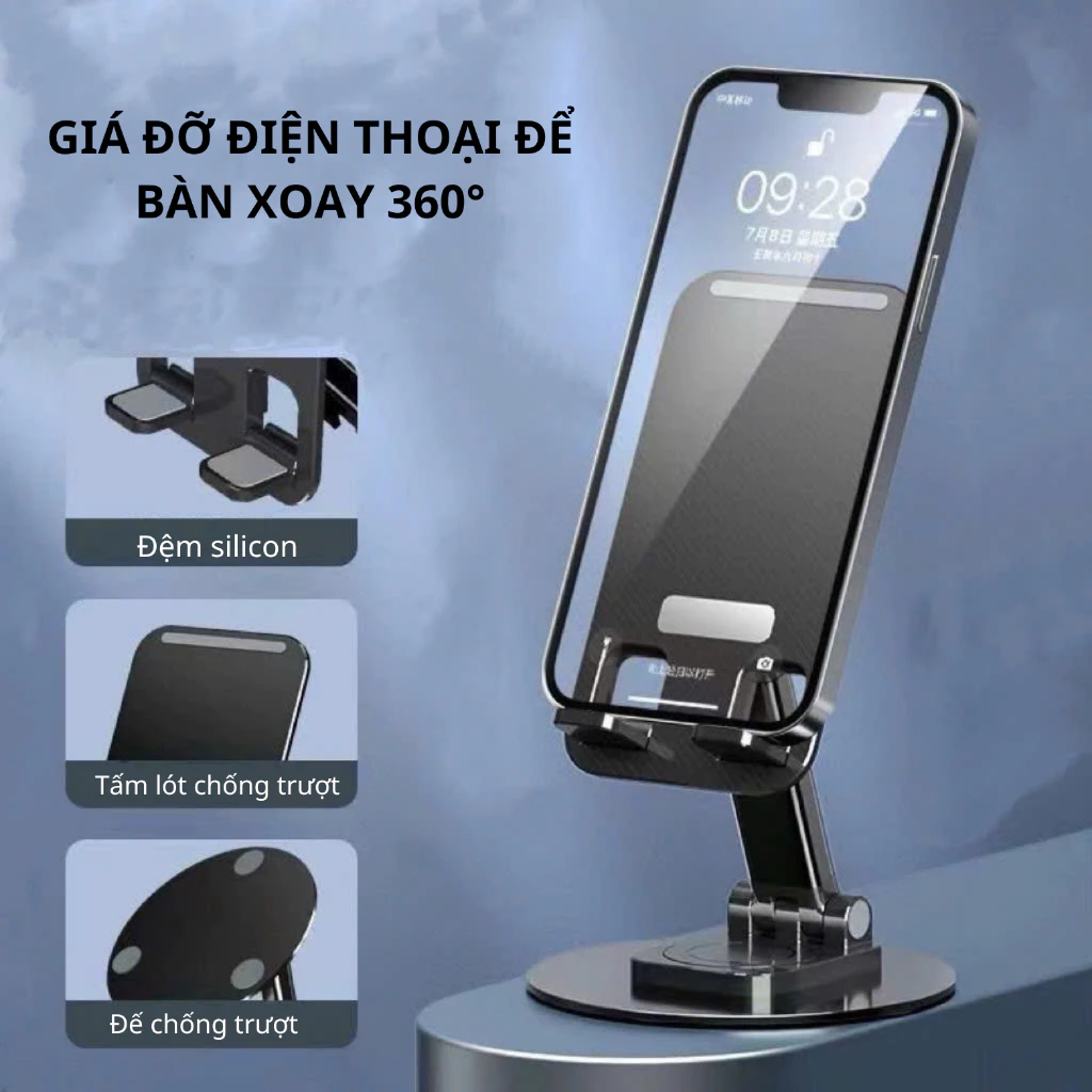 Giá đỡ điện thoại kim loại nhựa S701
