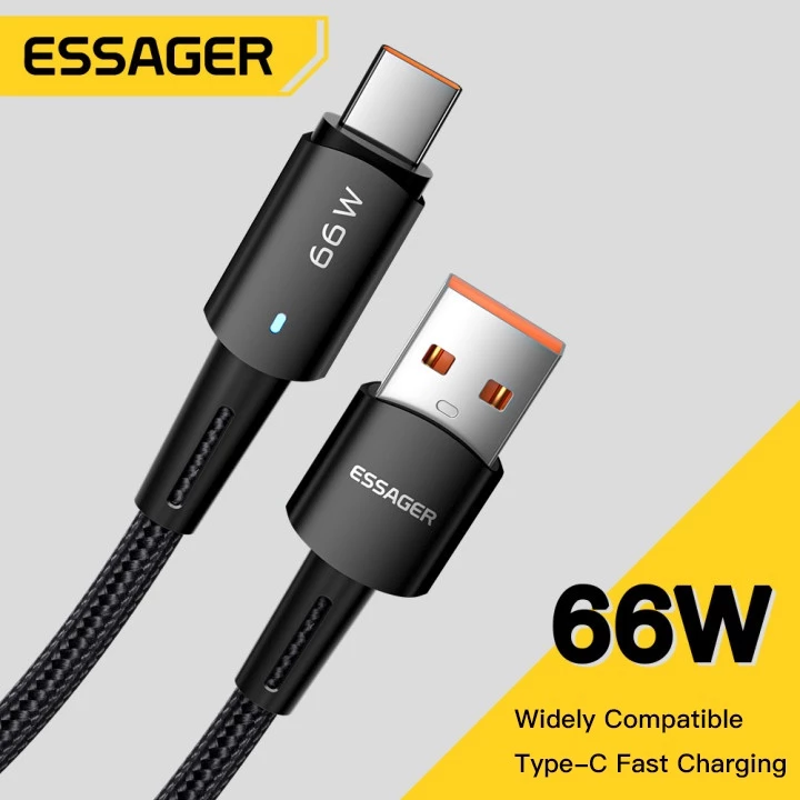 CAP SẠC NHANH CHÍNH HẢNG USB SANG TYPEC 66W